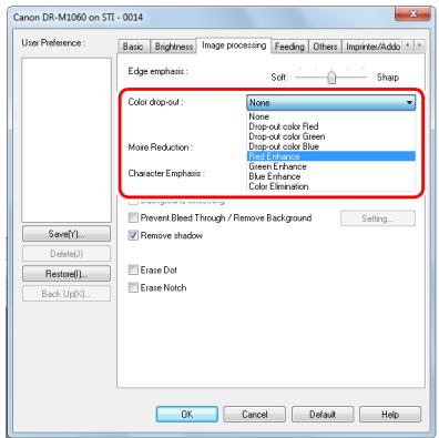 CANON IMAGEFORMULA DR-M1060 - When you want to enhance a particular color - 1