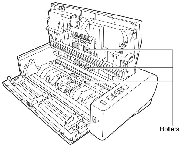 CANON IMAGEFORMULA DR-M1060 - Clean the rollers. - 1