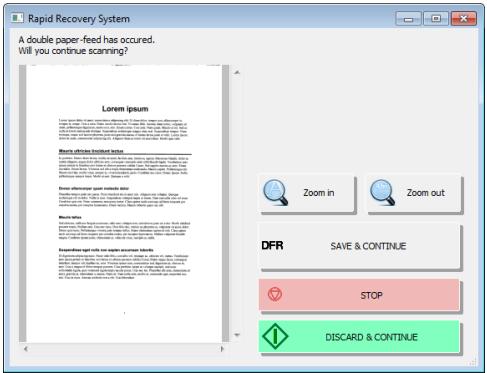 CANON IMAGEFORMULA DR-M1060 - When using the double feed detection ignore function - 2