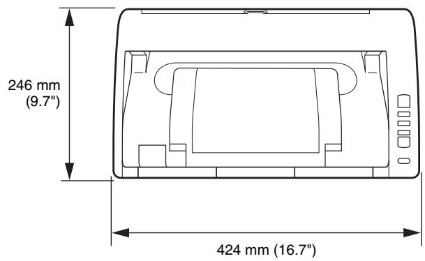 CANON IMAGEFORMULA DR-M1060 - Dimensions - 1