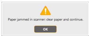 CANON IMAGEFORMULA DR-M1060 - When a stapled document or feed error is detected - 2