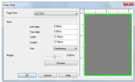 CANON IMAGEFORMULA DR-M1060 - Specifying an area - 1