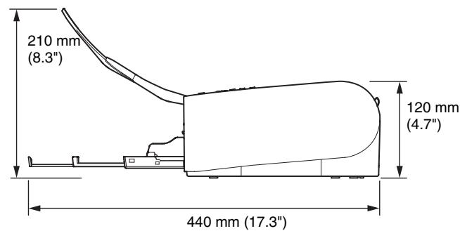 CANON IMAGEFORMULA DR-M1060 - Dimensions - 2