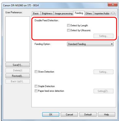 CANON IMAGEFORMULA DR-M1060 - When you want to detect multiple pages fed at the same time - 1