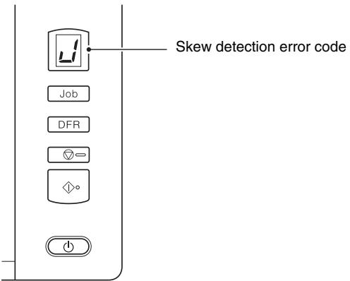 CANON IMAGEFORMULA DR-M1060 - When a skewed document is detected - 1