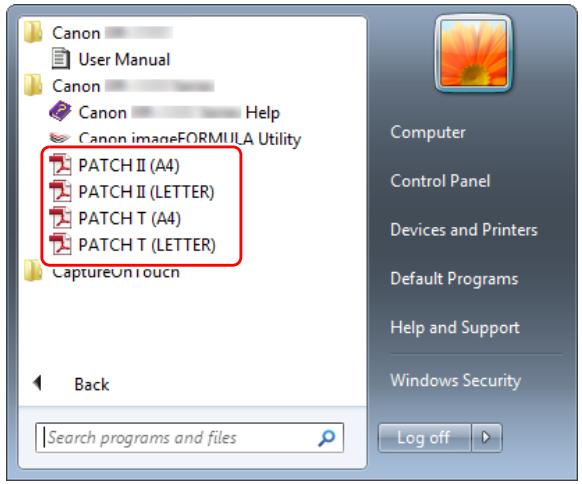 CANON IMAGEFORMULA DR-M1060 - Print patchcode with a printer. - 1