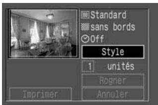 CANON EOS 10D - Définition du style d'impression - 1