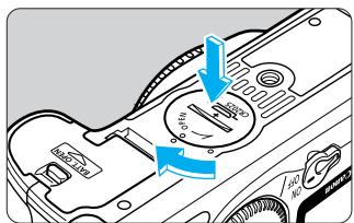 CANON EOS 10D - Installez une nouvelle pile. - 1