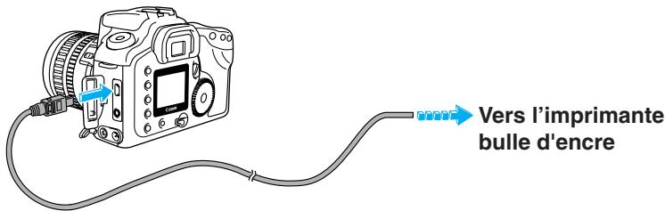 CANON EOS 10D - Connexion à une imprimante bulle d'encre Canon - 1
