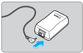 CANON EOS 10D - Introduisez le coupleur CC dans l'appareil photo. - 1