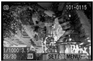 CANON EOS 10D - MENU Rotation d'une image - 2