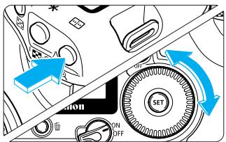 CANON EOS 10D - Utilisation de la molette - 1