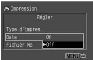 CANON EOS 10D - Sélectionnez [Régler]. - 1