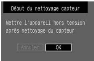 CANON EOS 10D - MENU Nettoyage du capteur d'images (CMOS) - 3