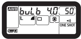 CANON EOS 10D - Réglez la vitesse de prise de vue sur « bulb » - 1