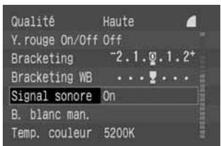 CANON EOS 10D - Affichez le menu. - 1