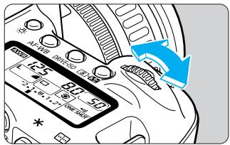 CANON EOS 10D - Utilisation de la molette < - 2