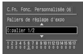 CANON EOS 10D - Paliers de réglage d'expo - 1