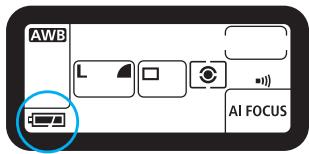 CANON EOS 10D - Icônes de la puissance de la batterie - 1