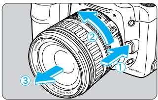 CANON EOS 10D - Retrait de l'objet - 1