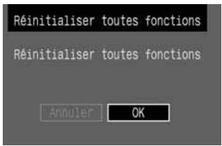 CANON EOS 10D - Sélectionnez [Réinitialiser toutes fonctions]. - 1