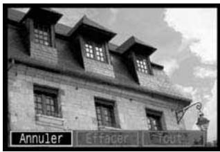 CANON EOS 10D - Ann Affichez le menu d'effacement. - 1