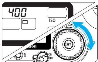 CANON EOS 10D - Appuyez sur la touche < DRIVE-ISO> . (6) - 1