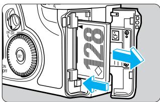 CANON EOS 10D - Ouvrez le couvercle. Positionnez le sélecteur < - 1