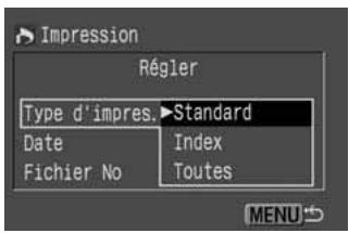 CANON EOS 10D - Définissez l'options de réglage. - 1