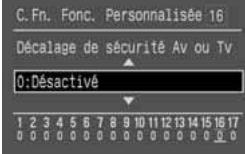 CANON EOS 10D - Décalage de sécurité Av ou Tv - 1