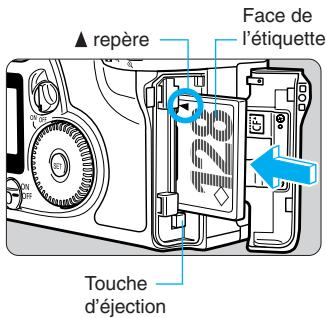CANON EOS 10D - Ouvrez le couvercle. Relevez la poignee du co - 1