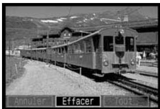 CANON EOS 10D - Affichez le menu d'effacement. - 2