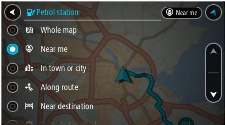 TOMTOM VIA 135 - Sélectionnez Station service. - 5