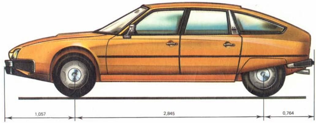 CITROEN CX - CARACTÉRISTIQUES TECHNIQUES - 1
