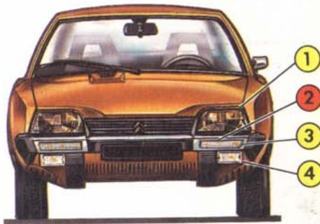 CITROEN CX - Éclairages intérieurs - 1