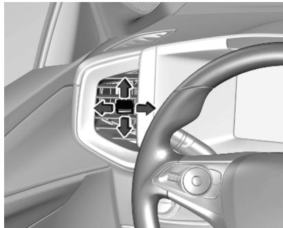 OPEL MOKKA E - Bouches extérieures d'aération du tableau de bord - 1