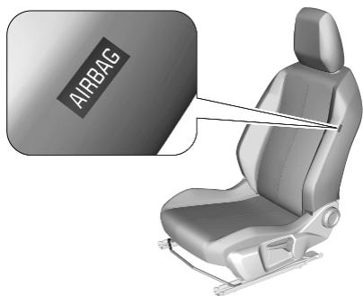 OPEL MOKKA E - Système d'airbag latéral - 1