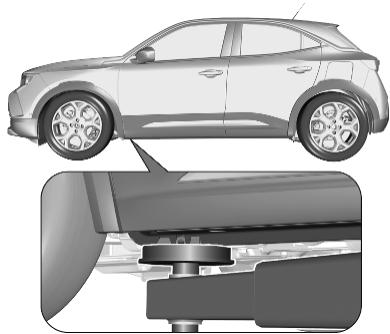 OPEL MOKKA E - Positions de mise sur cric - 2