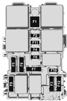 OPEL MOKKA E - N° circuit électrique - 1
