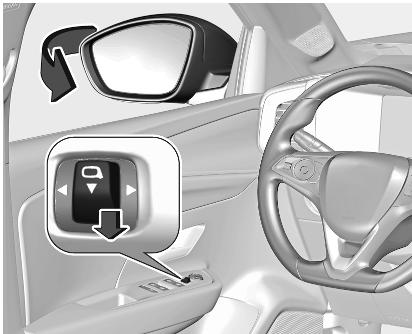 OPEL MOKKA E - Rabattement électrique manuel - 1