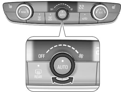 OPEL MOKKA E - Régime du ventilateur - 1