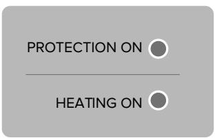 PROTECTION ON HEATING ON