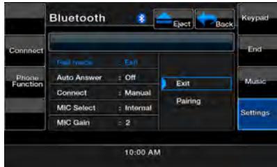 CLARION VX401B - Enregistrement de votre téléphone bluetooth (jumelage) - 2