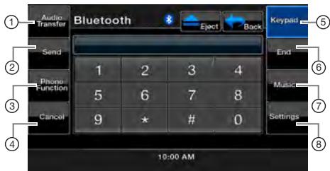 CLARION VX401B - Sélection du mode bluetooth - 1