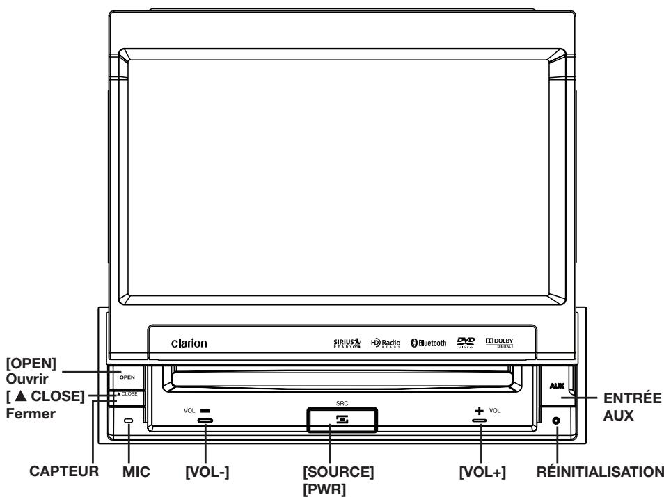 CLARION VX401B - Panneau de commande - 2