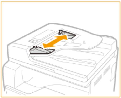 CANON IMAGERUNNER 2206N - Align the document guides against the edges of the document. - 1