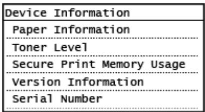 CANON IMAGERUNNER 2206N - Device Information - 1