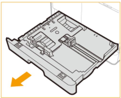CANON IMAGERUNNER 2206N - Hold the handle of the paper drawer and pull it out until it stops. - 1
