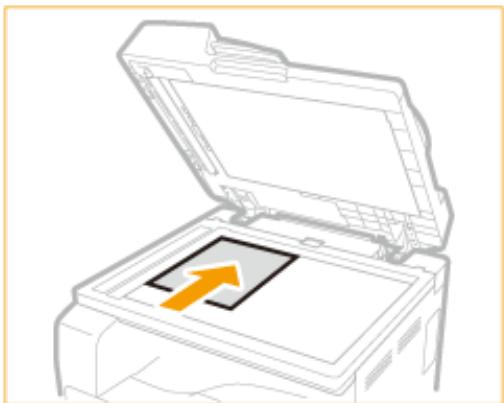 CANON IMAGERUNNER 2206N - Place the document face down on the platen glass. - 1