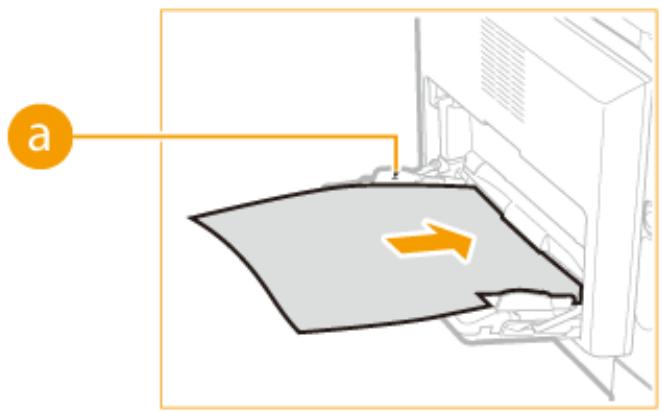 CANON IMAGERUNNER 2206N - Insert the paper into the multi-purpose tray until the paper stops. - 1